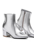 Helvano | Bequeme Stiefeletten für Damen in Silber