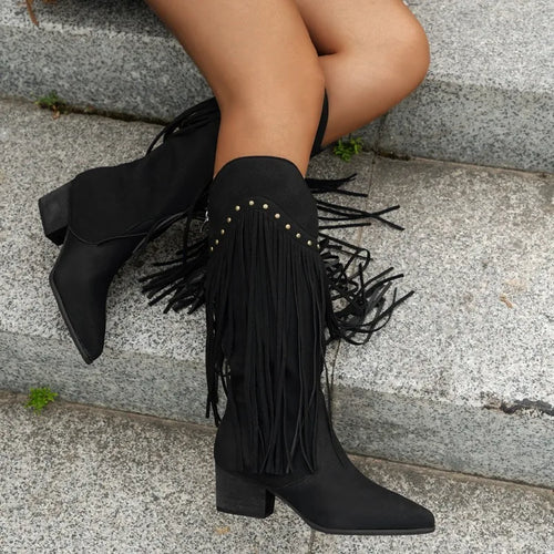 Helvano | Westernstiefel für Damen in Schwarz