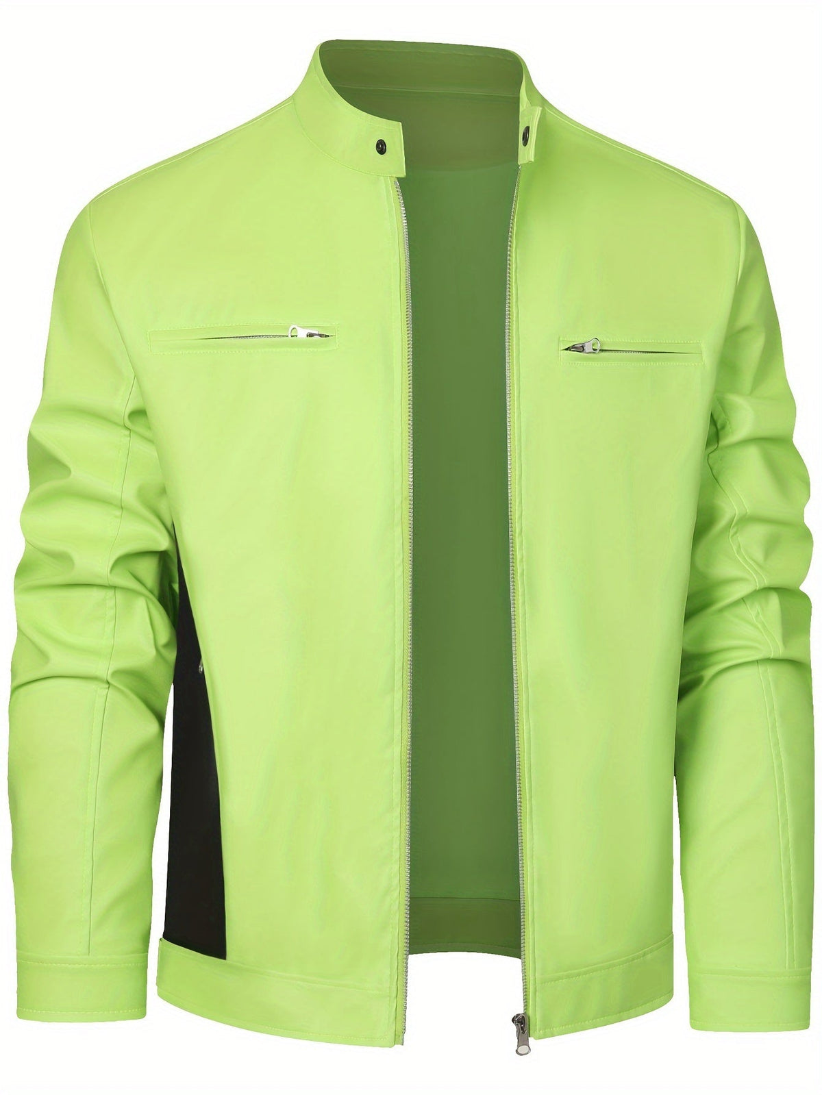 Helvano | Herren Kunstlederjacke mit Reissverschluss
