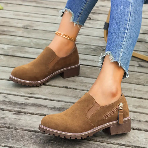 Helvano | Bequeme Slipper mit flachem Absatz für Damen