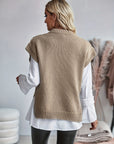Helvano | Zopfstrick-Pullunder für Damen
