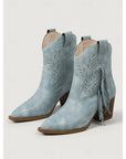 Helvano | Western-Stiefeletten mit Fransen für Damen