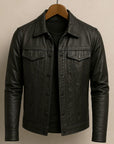 Helvano | Herren Bikerjacke aus Kunstleder