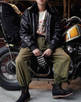Helvano | Herren Winterjacke aus Kunstleder