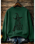 Helvano | Halloween Sweatshirt mit Hexen-Print für Damen