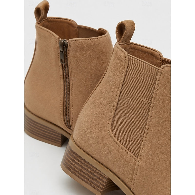 Helvano | Spitze Damen-Stiefeletten mit Blockabsatz