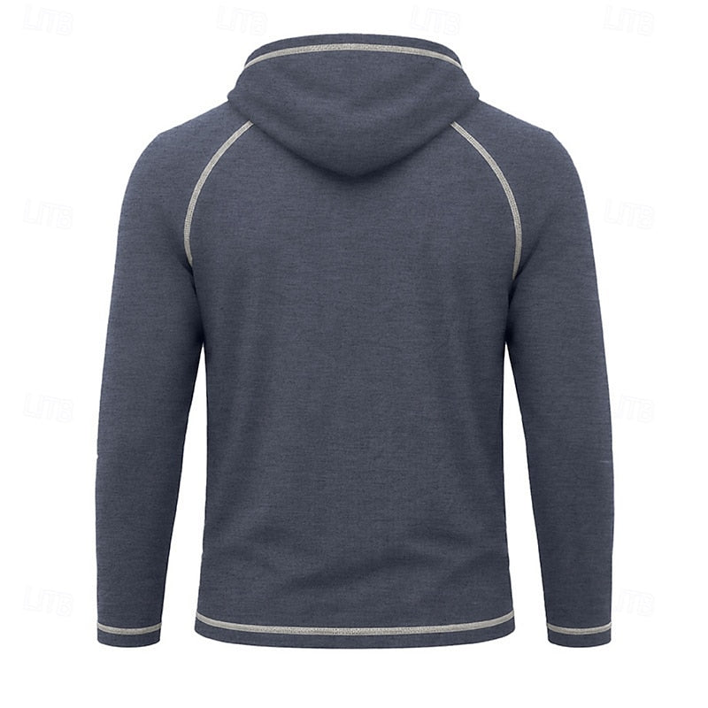 Helvano | Klassischer Kapuzenpullover mit Kordelzug für Herren