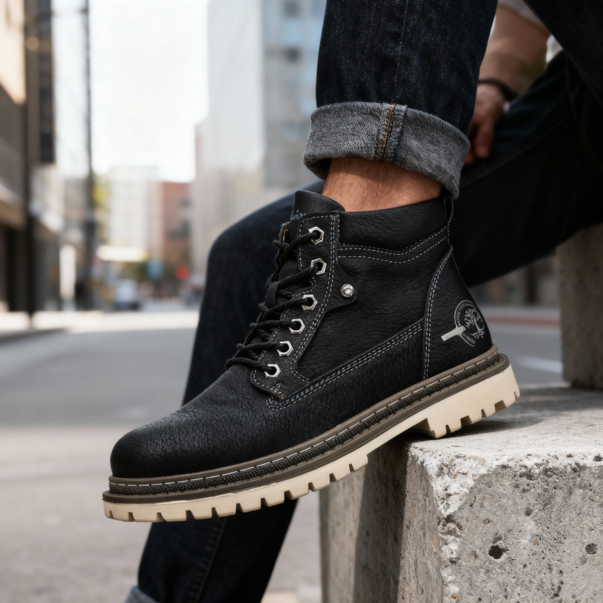 Helvano | Leder-Arbeitsstiefel für Herren