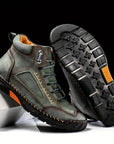 Helvano | Leder-Trekkingstiefel für Herren, geschnürt