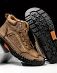 Helvano | Leder-Trekkingstiefel für Herren, geschnürt