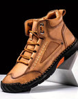 Helvano | Leder-Trekkingstiefel für Herren, geschnürt