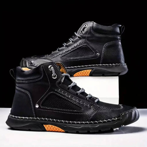 Helvano | Leder-Trekkingstiefel für Herren, geschnürt
