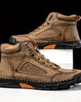 Helvano | Leder-Trekkingstiefel für Herren, geschnürt