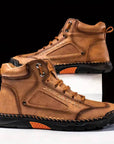 Helvano | Leder-Trekkingstiefel für Herren, geschnürt