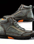 Helvano | Leder-Trekkingstiefel für Herren, geschnürt