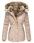 Helvano | Winterjacke mit Fellkapuze für Damen