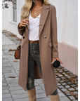 Helvano | Taillierter Longline-Mantel für Damen