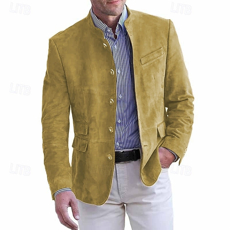 Helvano | Weiche Herrenjacke mit Stehkragen