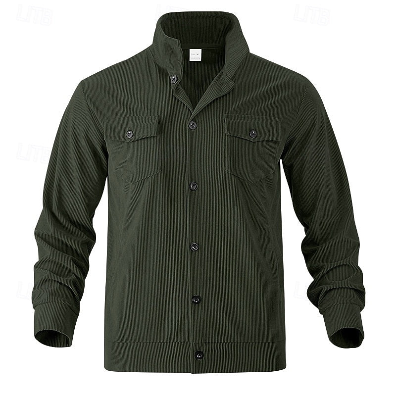 Helvano | Gerippte Utility-Jacke für Herren