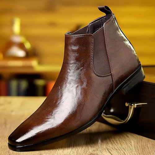 Helvano | Polierte Chelsea Boots für Herren