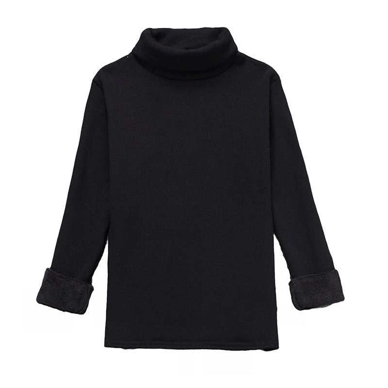 Helvano | Damen Rollkragenshirt mit Fleecefutter