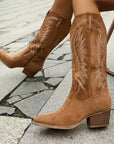 Helvano | Cowboystiefel mit Stickerei für Damen