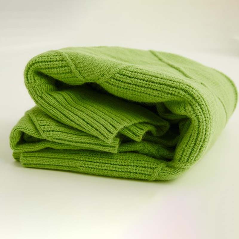 Helvano | Damen Strickpullover mit Stehkragen