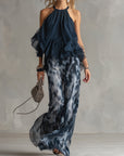 Helvano | Fliessendes Hosen-Set für Damen