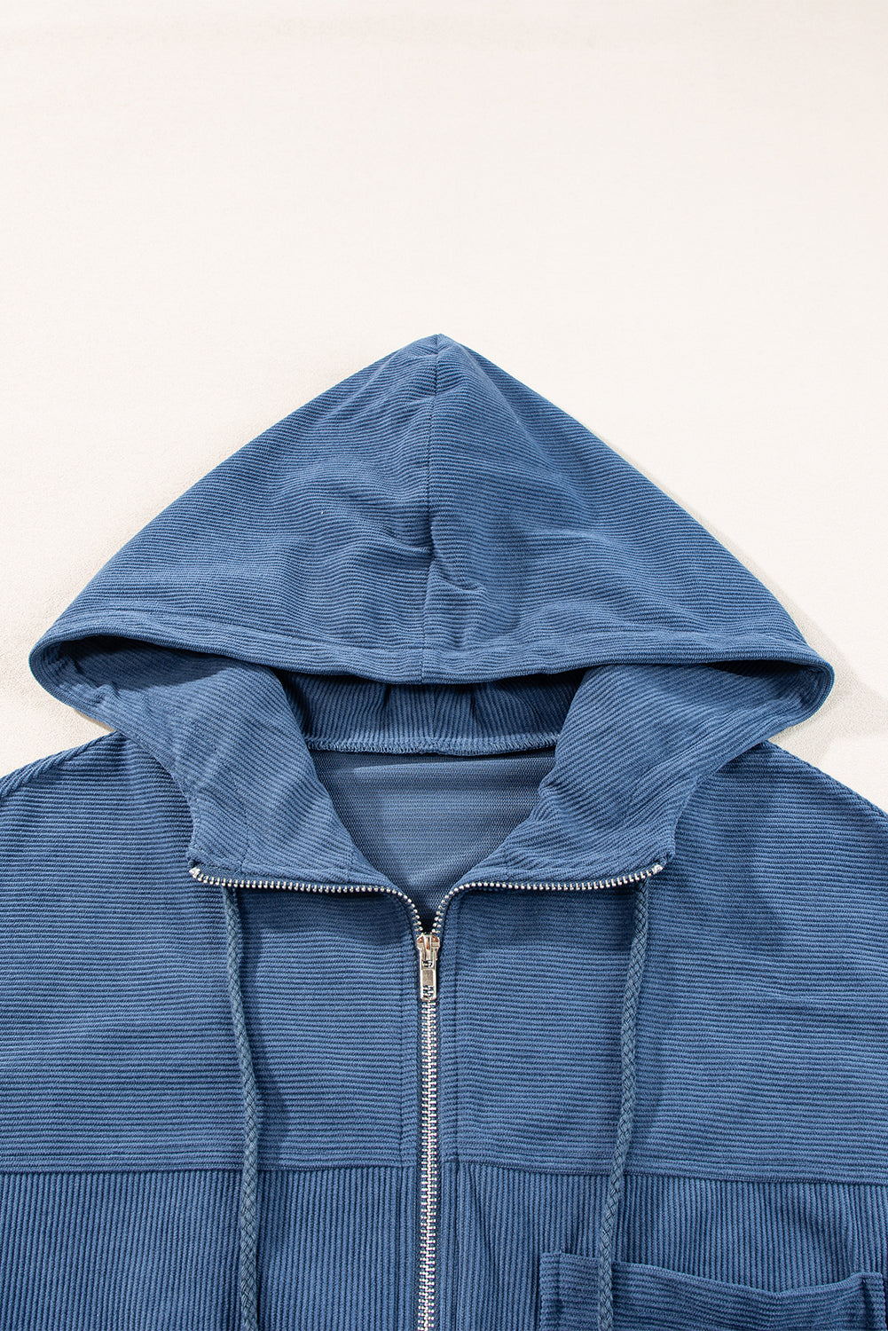 Helvano | Cordjacke mit Kapuze und Kordelzug für Damen