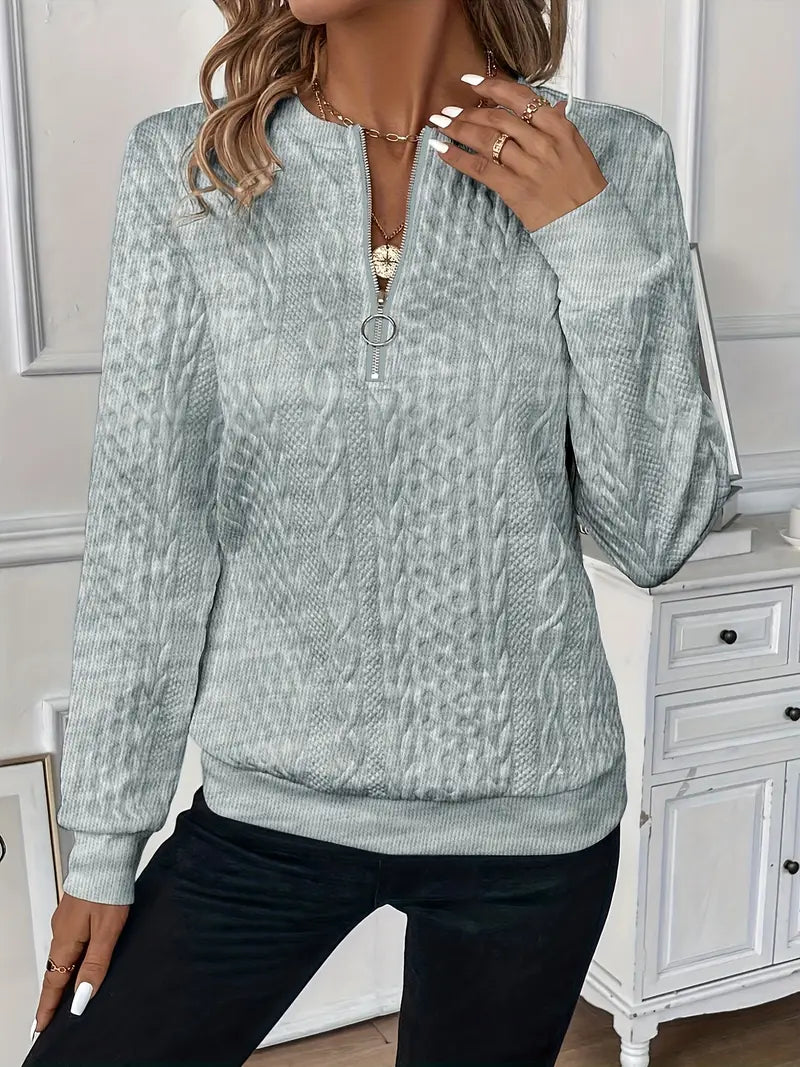Helvano | Eleganter Zip-Pullover für Herren