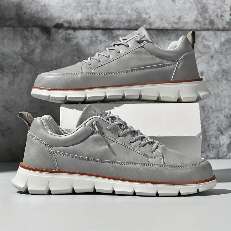 Helvano | Ledersneaker mit Fussgewölbestütze für Herren