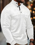 Helvano | Strickpullover mit Stehkragen für Herren