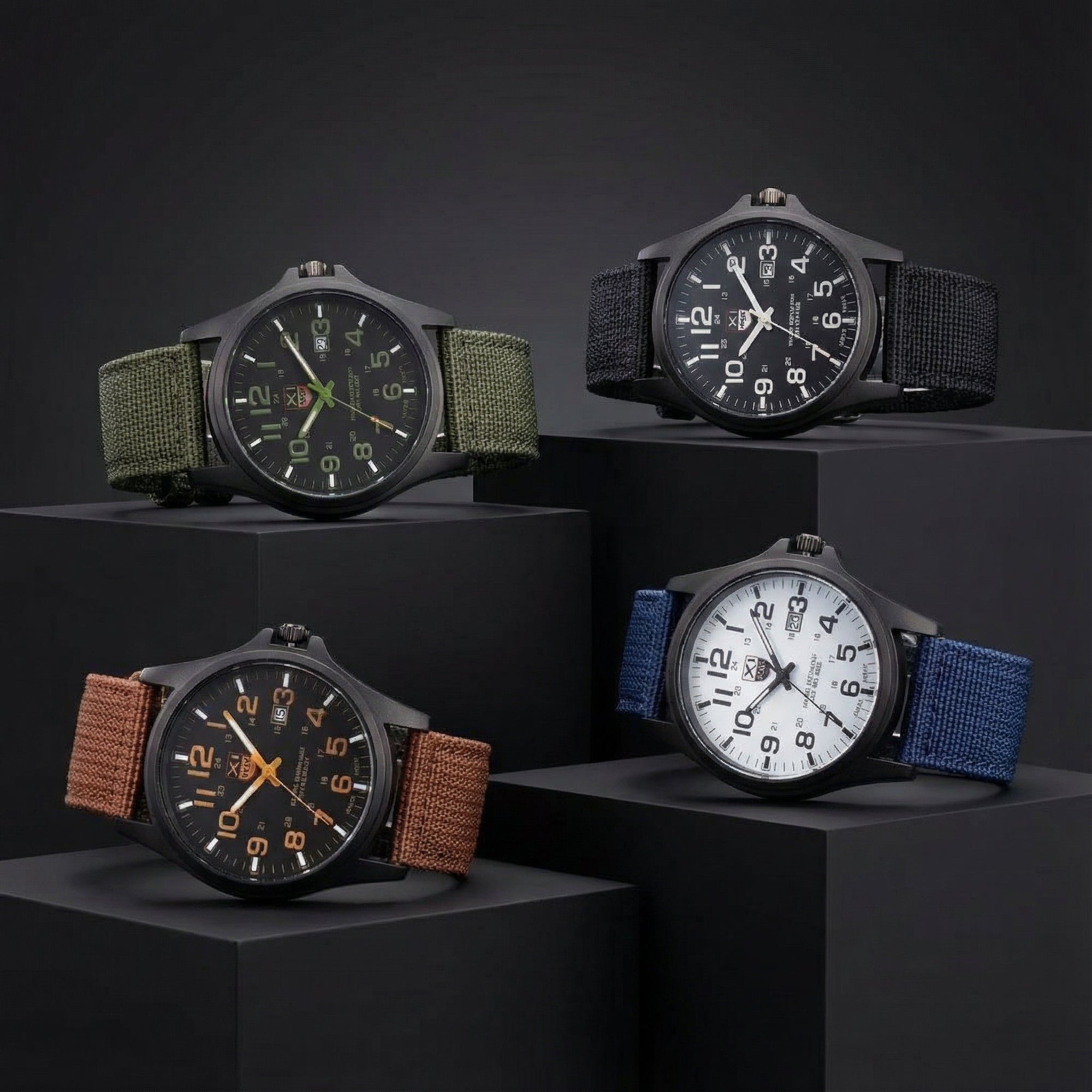 Helvano | Taktische Herrenuhr mit Edelstahlgehäuse