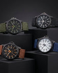 Helvano | Taktische Herrenuhr mit Edelstahlgehäuse