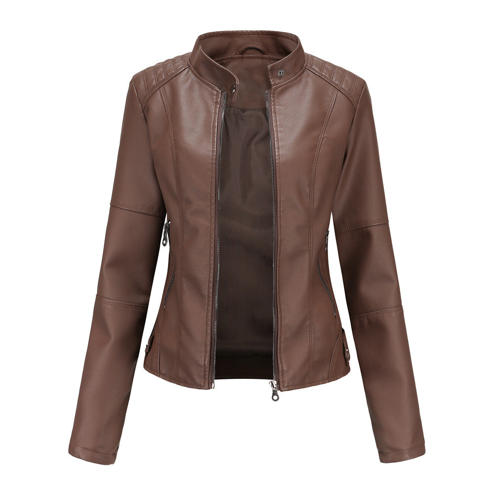 Helvano | Bikerjacke mit Stehkragen für Damen