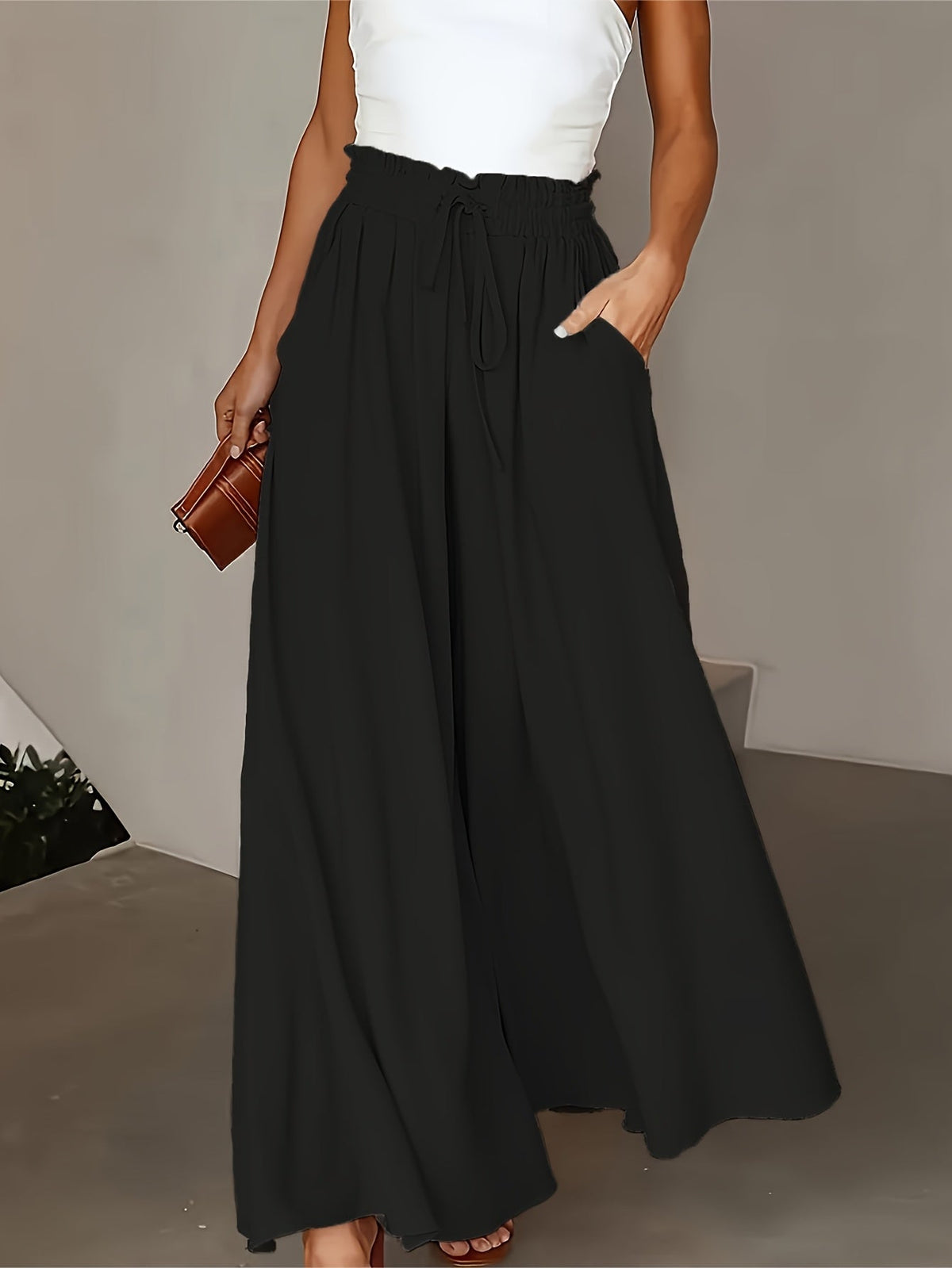 Helvano | Elegante Damenhose mit hohem Bund