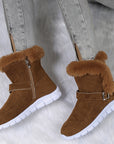 Helvano | Damen Winterstiefel mit Plüschbesatz
