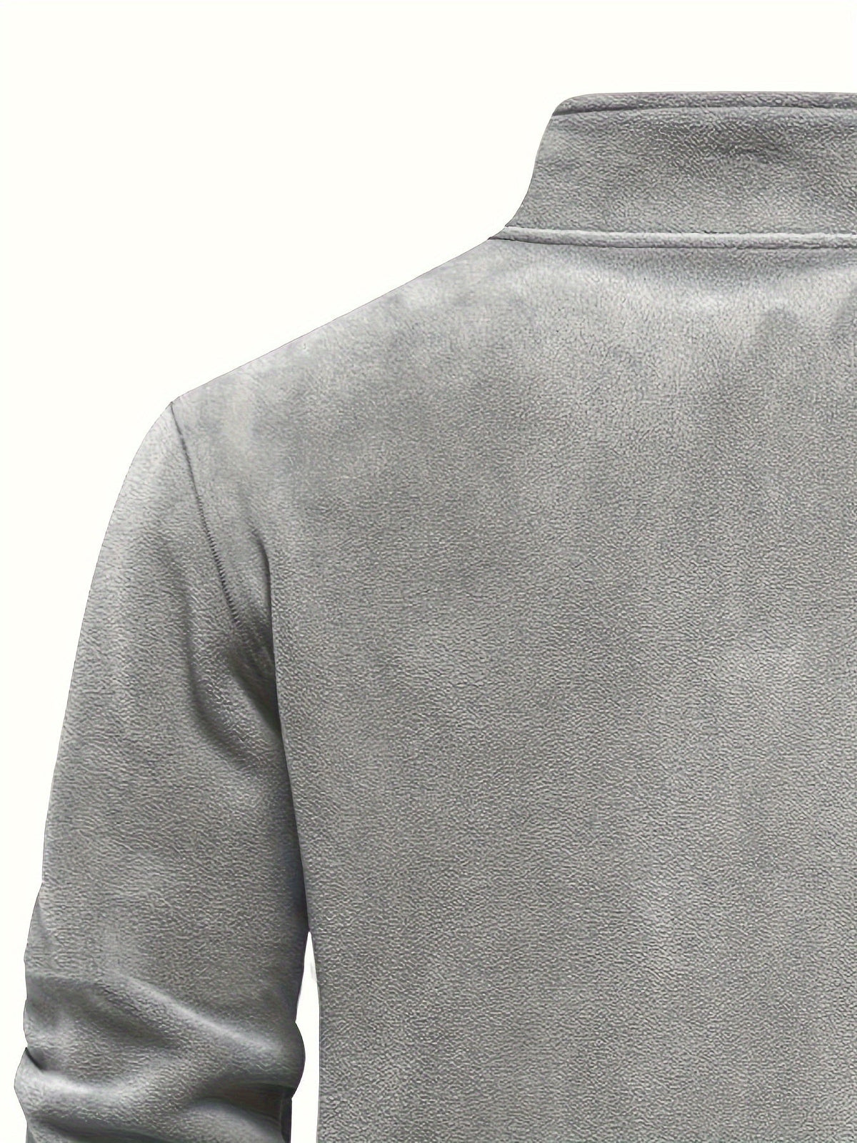 Helvano | Herren Strickpullover mit Stehkragen und Half-Zip