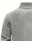 Helvano | Herren Strickpullover mit Stehkragen und Half-Zip