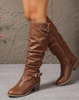 Helvano | Slouch-Stiefel mit Schnalle für Damen