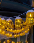 Helvano | LED Bierkrug Lichterkette 2er-Set
