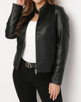 Helvano | Bikerjacke mit Reissverschluss für Damen