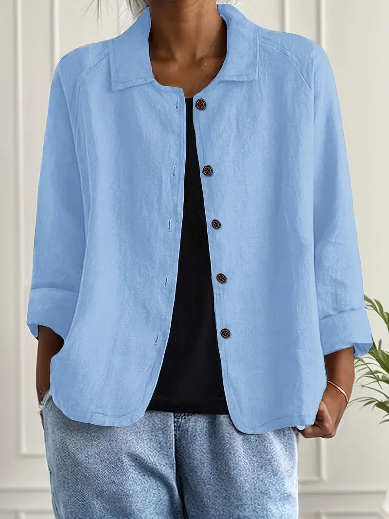 Helvano | Leichter Hemd-Cardigan für Damen