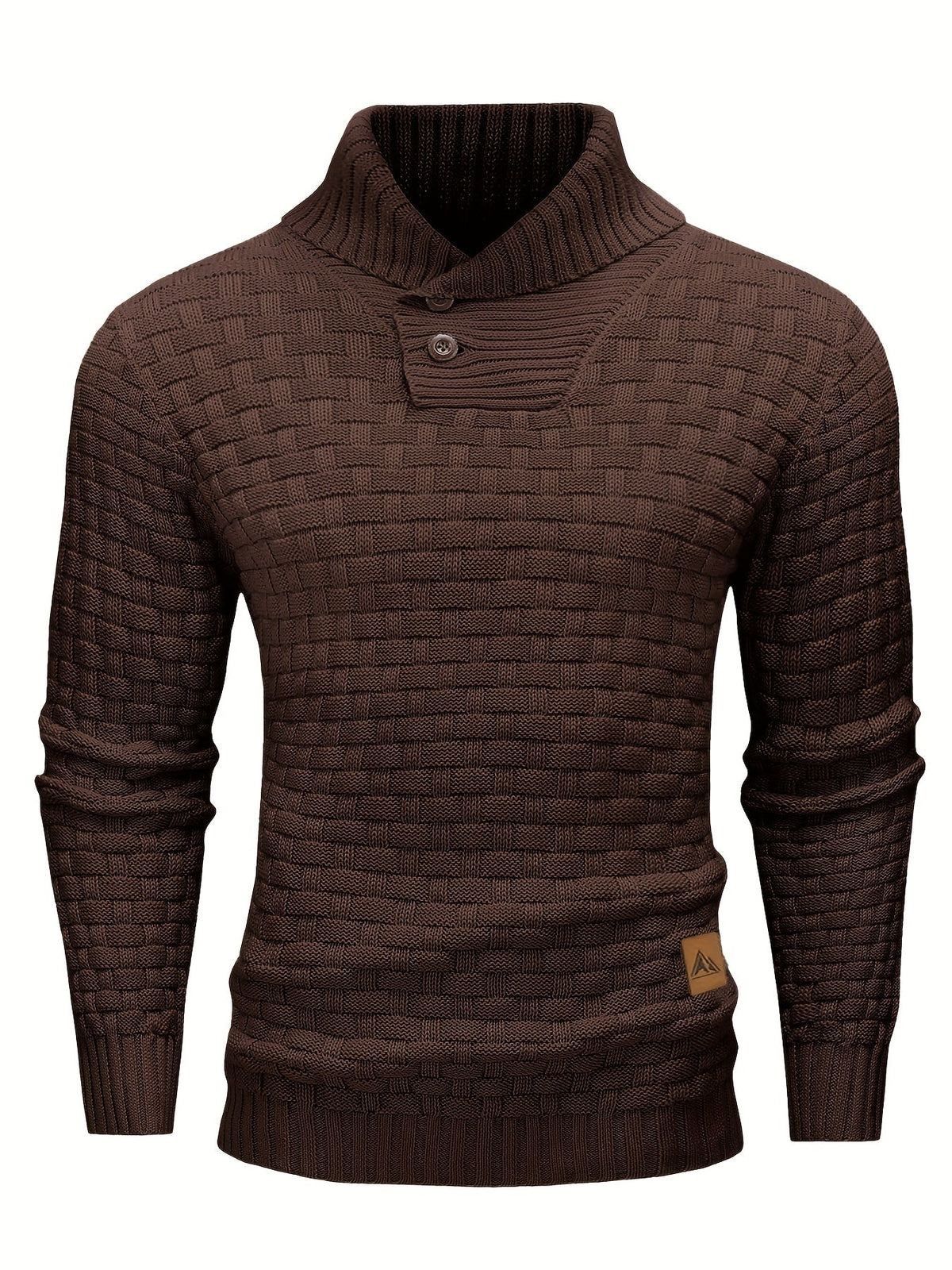 Helvano | Strickpullover mit Schalkragen für Herren