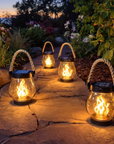 Helvano | Solar-Gartenlicht mit Flammeneffekt