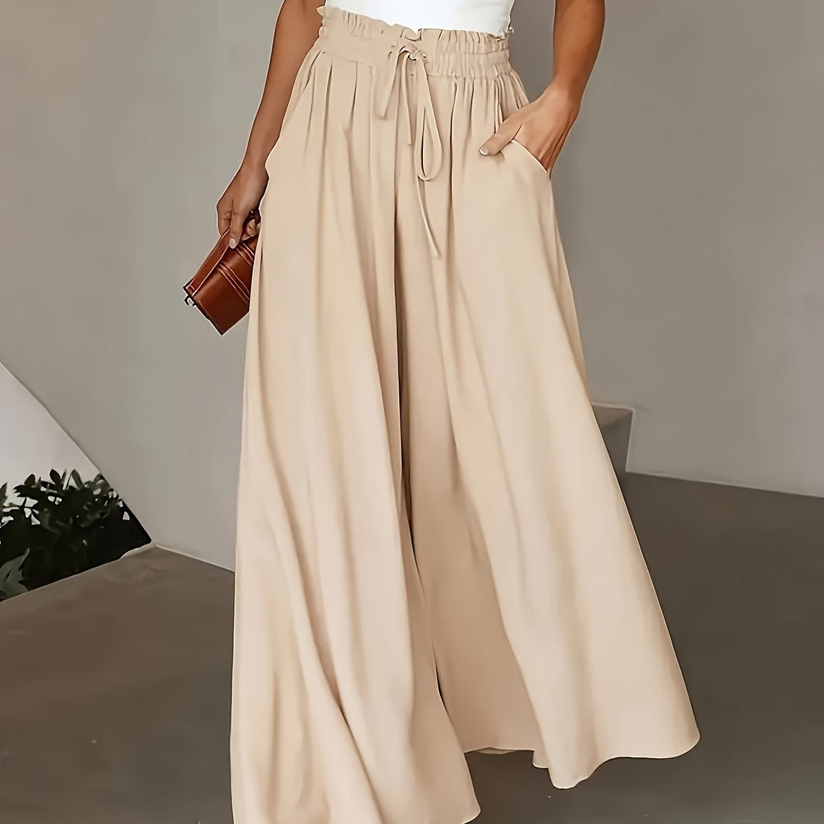 Helvano | Elegante Damenhose mit hohem Bund