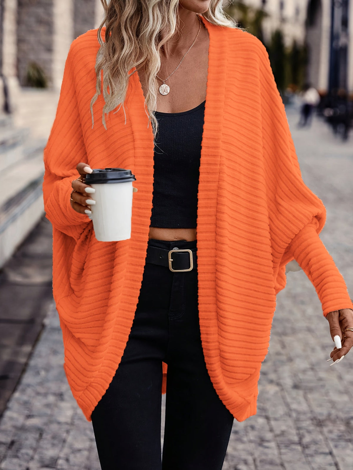 Helvano | Offener Strickcardigan für Damen