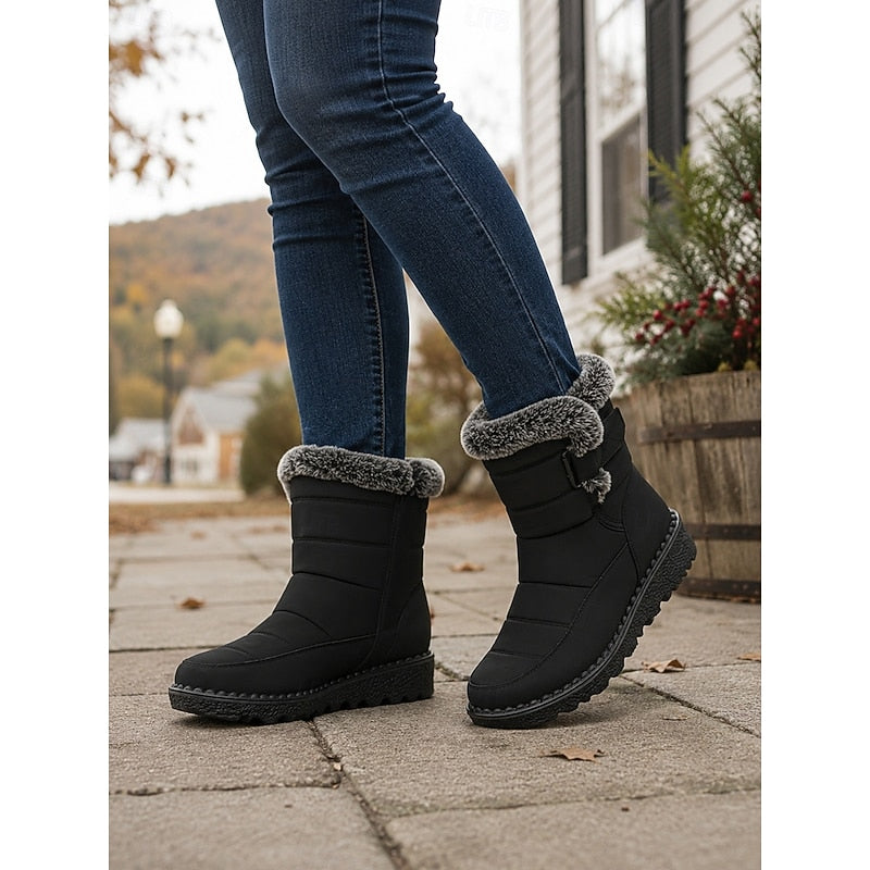 Helvano | Winterstiefel mit Fell-Optik für Damen