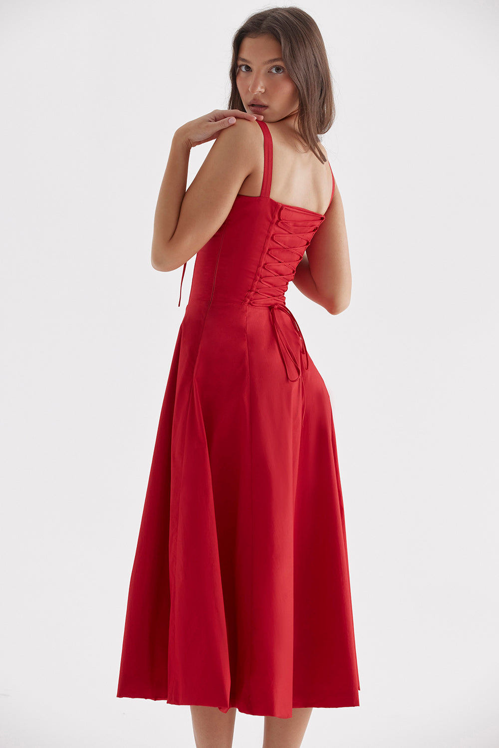 Helvano | Tailliertes Bustierkleid mit Blumenprint für Damen