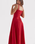 Helvano | Tailliertes Bustierkleid mit Blumenprint für Damen
